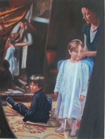 Tükrök 80x60cm olaj vászon
